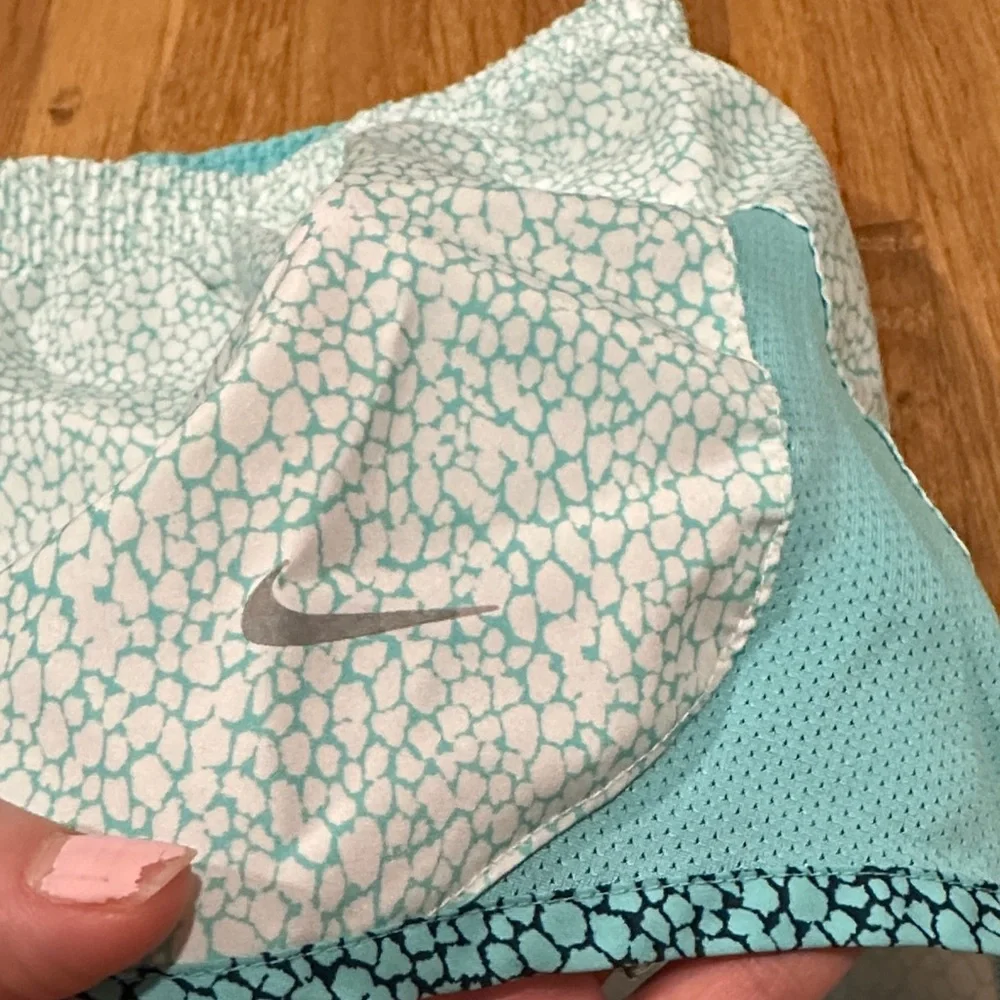 *last chance* Nike | Women's Light Blue Athletic Shorts - Picture 2 of 15